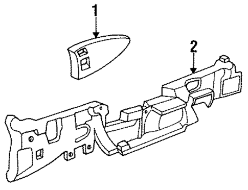 Headlamp Components for 1994 Pontiac Trans Sport #0