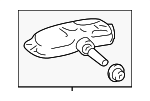 4260748010 - Electrical: TPMS Sensor for Lexus: ES300h, ES350, GX460, LC500, LC500h, LS500, LS500h, LX570, RX350, RX350L, RX450hL, UX200, UX250h Image
