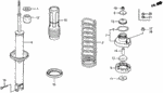 52688SE0003 - Chassis: PLATE, RR. BUMP STOP for Honda Image