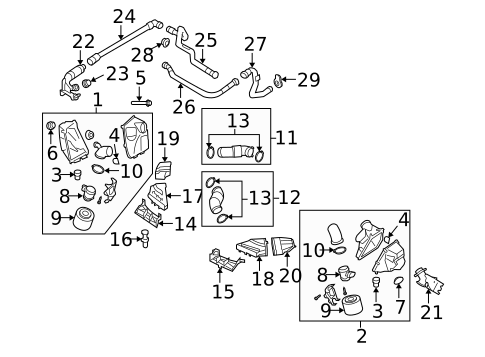 Air Intake for 2008 Audi S6 #0
