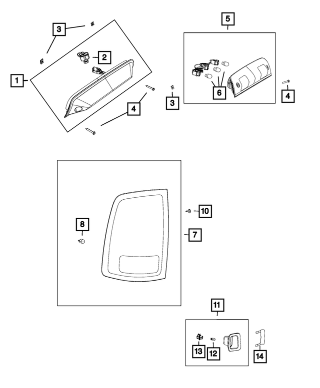 « 68523966AC – Electrical : Espace De Chargement Lampe pour Mopar Image »