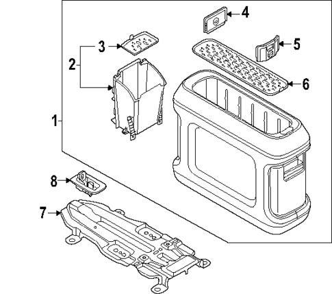 Console for 2025 Volkswagen ID. Buzz #0