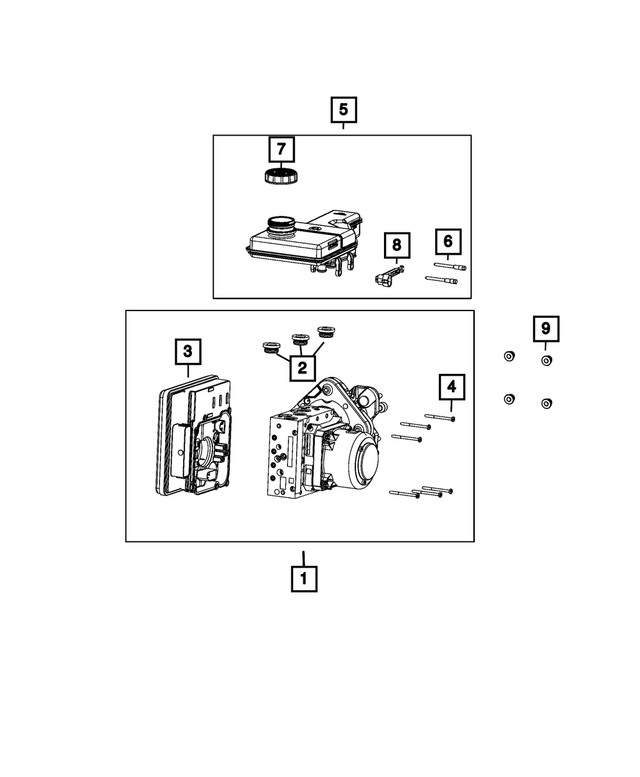 68719970AA - Brakes: Brake Booster And M/cyl Assy for Mopar Image