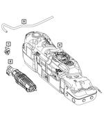 68403000AA - Electrical: Evaporative System Integrity Module Detector for Mopar Image