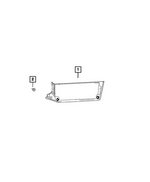 68600800AG - Interior Trim: Display Center Stack for Mopar Image image