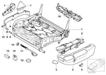 52108150021 - Seats: Actuation Unit Left for BMW Image