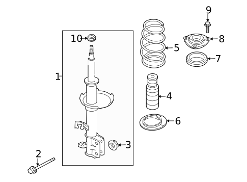 Struts & Components for 2014 Nissan NV200 #0