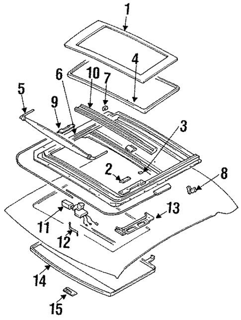 Sunroof for 1992 Nissan Sentra #0