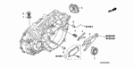 22810PPT003 - Transmission - Manual: BEARING, CLUTCH RELEASE for Honda Image