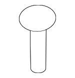 1243304127B - Body: Upper Molding Upper Bolt for Hyundai Image