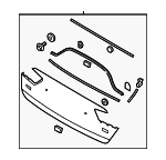 87370D5020 - Body: Molding Assembly for Kia: Optima Image