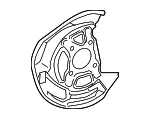 4778230240 - Brakes: Splash Shield for Lexus: GS F, GS Turbo, GS200t, GS300, GS350, GS430, GS450h, GS460, IS F, IS250, IS300, IS350, RC F, RC200t, RC300, RC350 Image