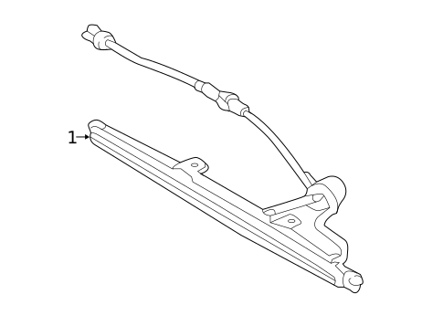 High Mounted Stop Lamp for 2015 Hyundai Veloster #0