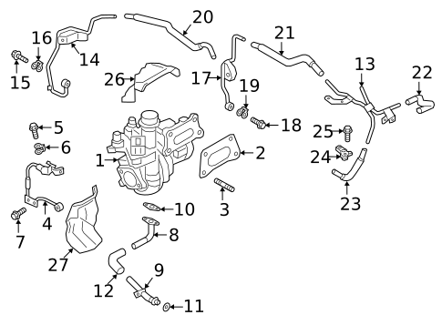 Turbo Charger for 2020 INFINITI QX50 #0