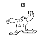 19148814 - Electrical: Mount Bracket for Chevrolet: Trailblazer, Trailblazer EXT | GMC: Envoy, Envoy XL Image