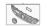 31425492 - Body: Grille Assembly for Volvo Image