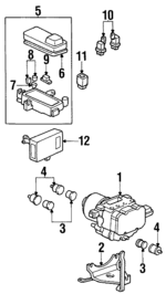 57115SY8A50 - : Modulator Bracket for Acura Image