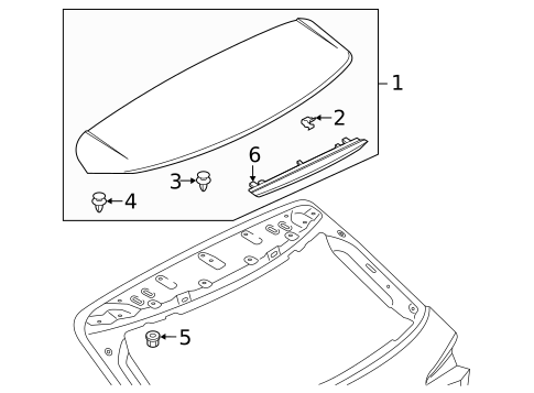 Spoiler for 2023 Audi e-tron Quattro #0