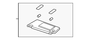83280TX4A02ZC - : Sun-Visor for Acura Image