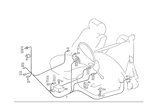 Belt Locking Retractor, Airbag, and Roll-Over Bar for 1991 Mercedes-Benz 300CE #0