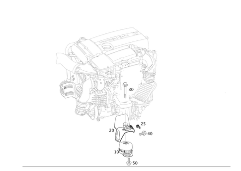 Engine Suspension for 2007 Mercedes-Benz E63 AMG #0