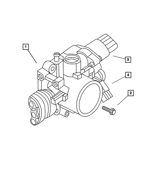 Throttle Body for 2002 Chrysler PT Cruiser #0