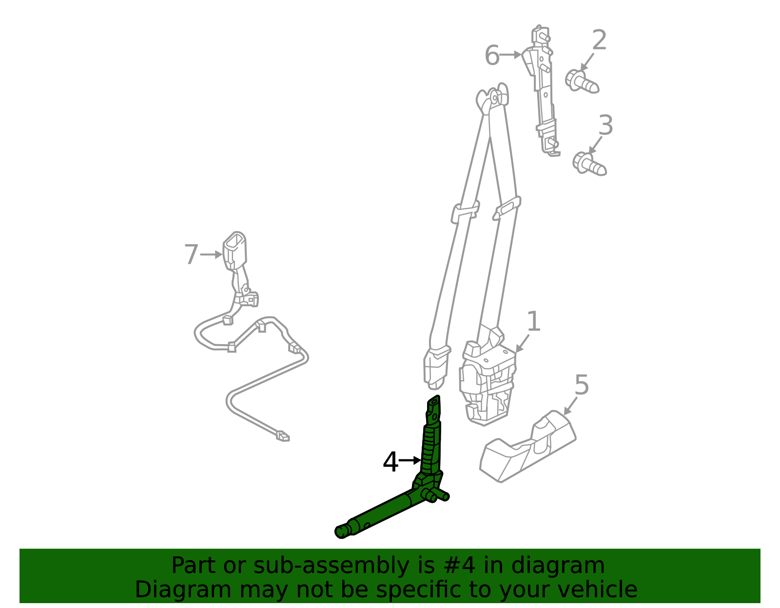 2015-2017 Kia K900 Tensioner - Driver's Side (LH) 88831-3T510AYK ...