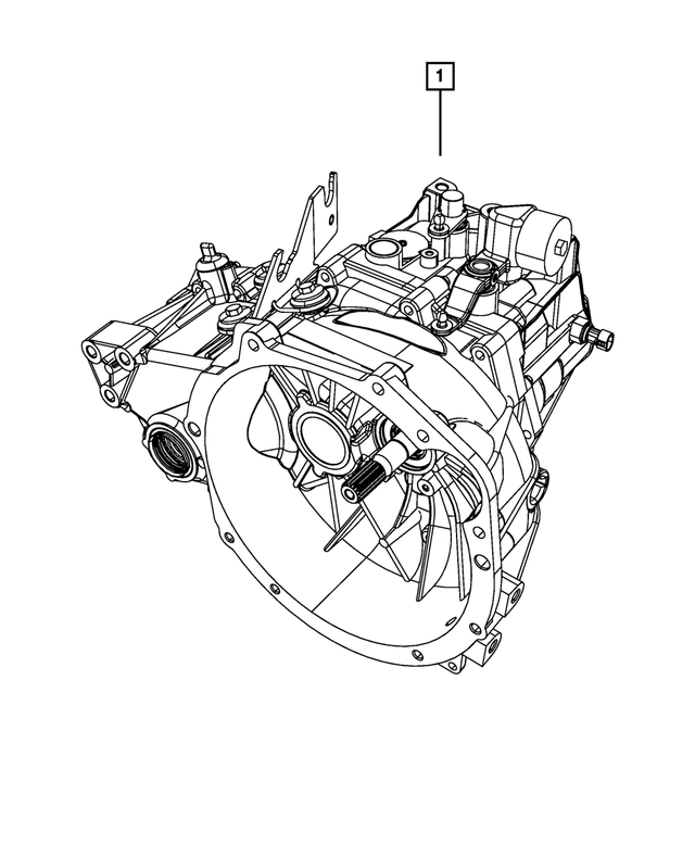 68142073AA - T355; 5-Speed; Manual Transaxle: Transaxle for Mopar Image