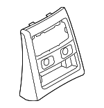 51167150156 - : Console Panel for BMW: 325i, 325xi, 328i, 328i xDrive, 328xi, 330i, 330xi, 335d, 335i, 335i xDrive, 335xi, M3 Image