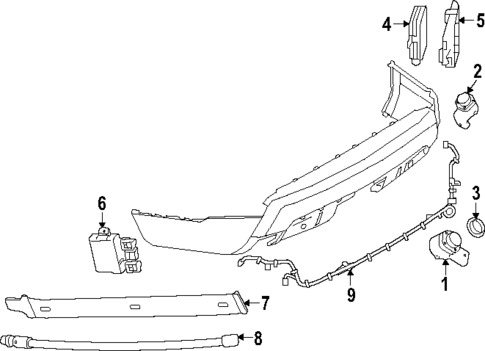 Electrical Components for 2023 Land Rover Discovery #1