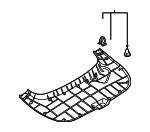 90901CD000 - Body: Lower Trim Panel for Nissan Image