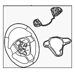 2GJ419089BDZEG - : Steering Wheel for Volkswagen: Atlas, Atlas Cross Sport, Taos Image