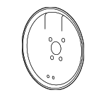 5191298AA - Brakes: Backing Plate for Chrysler: Sebring | Dodge: Avenger, Caliber | Jeep: Compass, Patriot Image