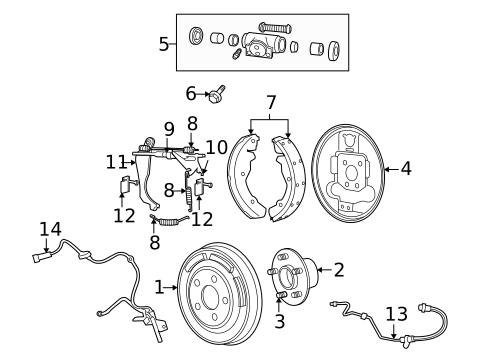 Brake Components for 2015 Jeep Compass #1