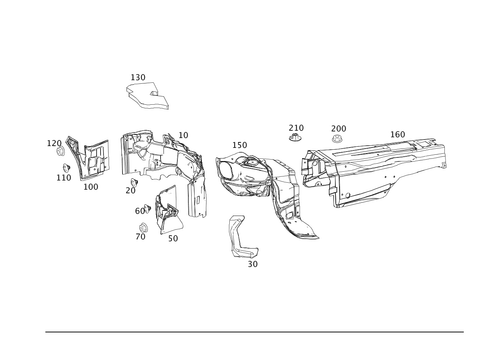 Damping in Engine Compartment for 2008 Mercedes-Benz C350 #0