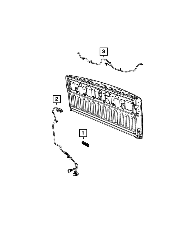 68670679AA - Electrical: Tailgate Wiring Connector Kit for Mopar Image
