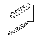 285213F500 - Exhaust: Mnfd W/Converter Gasket for Hyundai Image
