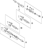 GD4425411 - Front Drive Axle: Damper for Mazda: 6 Image