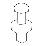 51471911992 - Body: Spoiler Clip for Mini Image