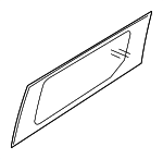 DT1Z1729711F - Body: Vent Glass for Ford Image