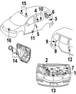 10292330 - Body: Label for Oldsmobile: Silhouette Image