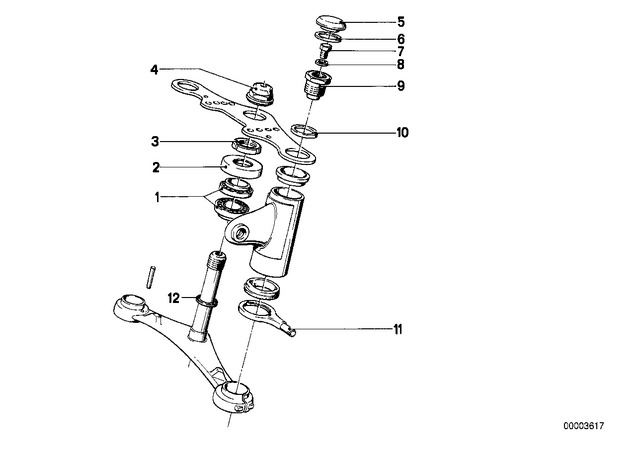 31427663941 - Front Axle, Front Suspension: Tapered Roller Bearing - 28X52X16 for BMW-Motorrad Image