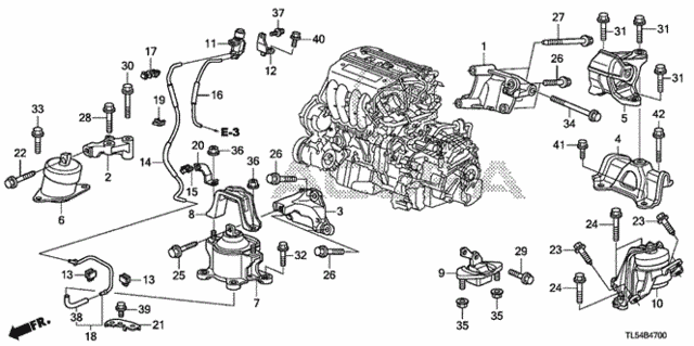 Engine Mounts for 2012 Acura TSX #0