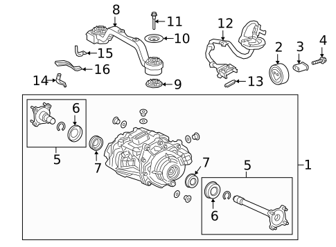 Axle & Differential for 2025 Lexus UX300h #0