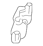 1Y0823574 - Body: Hood Release Handle Bracket for Volkswagen: Beetle Image