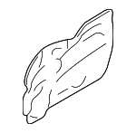 51482992422 - : 2013-2015 BMW X1 - Sound Absorber for BMW: X1 Image