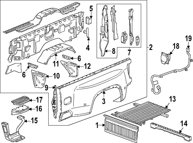 85611558 - Body: Side Panel for GM Image