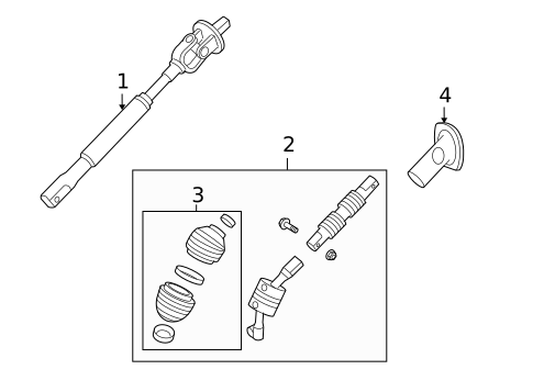 Lower Components for 2012 Cadillac Escalade #1