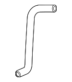 165720F020 - Cooling System: Lower Hose for Toyota: Sequoia, Tundra Image