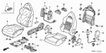 4810SB3000 - Interior/Bumper: C-CLIP SET, TRIM FASTENER (30 PIECES) for Acura Image